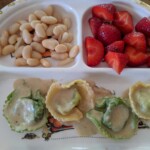 Mushroom and Spinach Tortellini in a Creamy Walnut Sauce